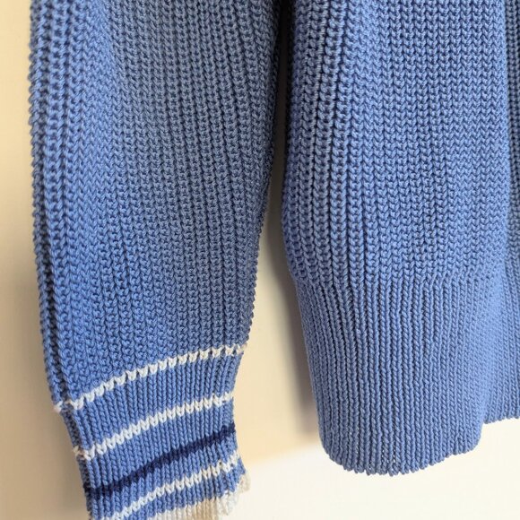 AUTH MARNI SWEATER Men Pullover Jumper Size 46 Blue MSRP $1,071 - Picture 15 of 16